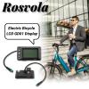 Electric LCD Display, Speedometer with Plastic 5 Pin Interface, 36V 48V LCD GD01 Display Replacements for 22.2mm/0.87in Handlebar view 2