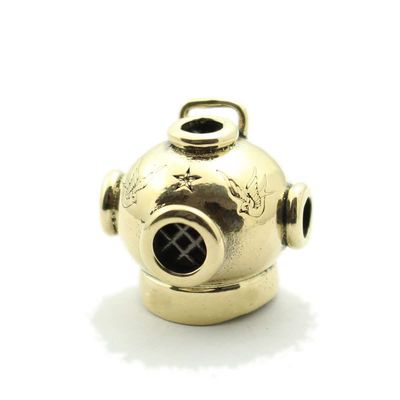 1Pcs Brass Cartoon Submarine car Keychain Pendant Rectangular Hanging Loop Hand Piece Jewelry Pendant Box Hanging()