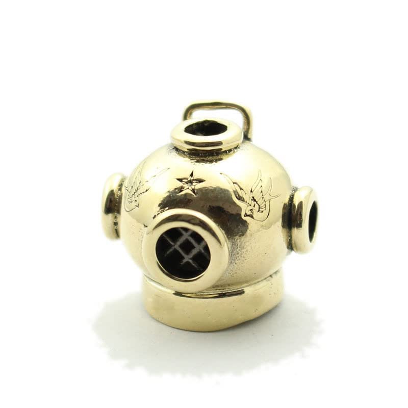 1Pcs Brass Cartoon Submarine car Keychain Pendant Rectangular Hanging Loop Hand Piece Jewelry Pendant Box Hanging()