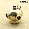 1Pcs Brass Cartoon Submarine car Keychain Pendant Rectangular Hanging Loop Hand Piece Jewelry Pendant Box Hanging() view 2