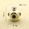 1Pcs Brass Cartoon Submarine car Keychain Pendant Rectangular Hanging Loop Hand Piece Jewelry Pendant Box Hanging() view 3