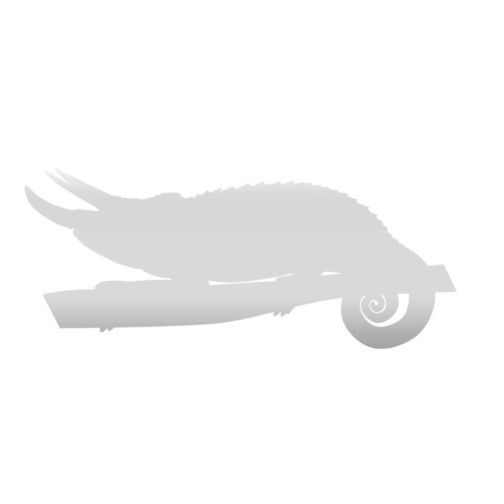 Dark Spark Decals Jackson Horned Chameleon 8 inch Silver Indoor Outdoor Vinyl Decal