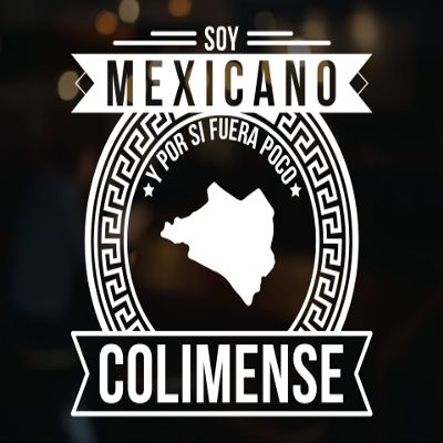 Colima Decal Sticker Mexican Heritage Vinyl Stickers para carros Diseo con Mapa Calcomanias para Trocas y Carros (10" x 10", Colima)