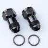 AC PERFORMANCE AN Extension -8 AN, Female to Male AN8 Adapter Aluminum Black, Pack of 2 view 2