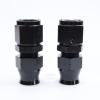 AC PERFORMANCE -8 AN Female to 1/2" Hardline Compression Fitting Adapter Aluminum Black, Pack of 2 view 1
