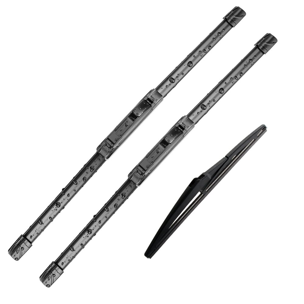Fabysky 3Pcs Windshield Wiper Blades for Scion Xd 2008 2009 2010 2011, Original Equipment Automotive Replacement Windshield Wiper Blades for My Car - 26"/14"/8" (Set of 3) U/J HOOK