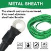 WROUGH 1/4" Synthetic Winch Rope, 1/4 in x 50 Ft 10,000LBs Strength ATV Winch Rope Line with Protecting Sleeve and Thimble, Suitable for ATV, SUV, Vehicle (Green) view 4