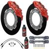 Wilwood Front UTV Big Brake Kit Combo with Red Calipers, Plain Rotors & Brake Fluid Compatible with 2014-2023 Polaris RZR XP1000 & RS1 view 1