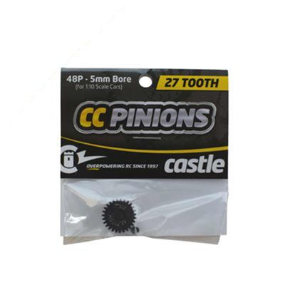 Castle Creations 010-0065-46 CC Pinion 27T-48 Pitch 5mm Bore