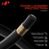 A-Premium Power Steering Reservoir/Suction Line Hose Assembly Compatible with Honda Pilot 2009 2010 2011 2012 2013 2014 2015, 3.5L, Reservoir To Pump view 4
