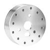 Adaptador De Volante,Grant Steering Wheel Adapter,Steering Wheel Adapter,Automotive Steering Wheels,1In Aluminum Steering Wheel Hub Spacer for 5 6 Hole Wheels to 3 Hole Adapter(Black)(Silver) view 3