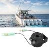 Boat Alarm, Universal Outboard Engine Remote Control Box with Warn Alarm and Outboard Buzzer 816492A1 Single Double Key Panel view 3