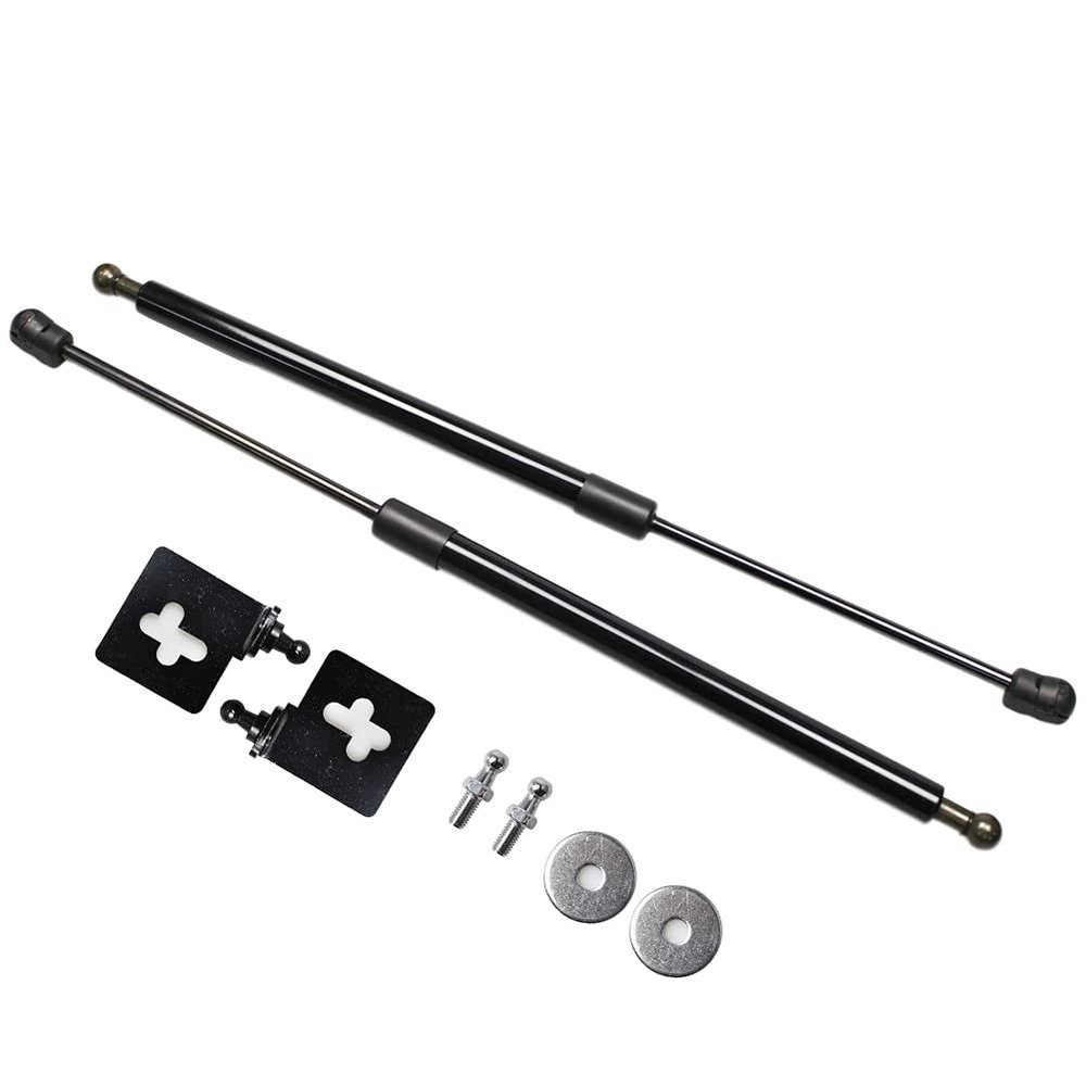 TSUBASA Lift Supports Struts for Nissan Sentra B14 1995-1999 Front Bonnet Hood Modify Carbon Fiber Gas Charged Shock Dampers Spring Bar (2 PCS) (Normal Black)