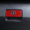 TongSheng for Tacoma 2015 2016 2017 2018 2019 2020 2021 2022 2023 Soft Carbon Fiber 3D Sticker Inner Glove Box Handle Buckle Cover Trim Interior Car Accessories (Red Carbon Fiber) view 4