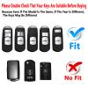 Yuebutor Key Fob Cover Case Compatible with Mazda 3/6/8 Miata MX-5 CX-5 CX-9 RX-8 Atenza Accessories Shell (White) view 2