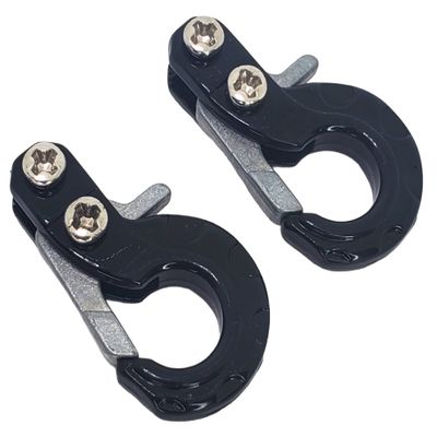 NHX RC Aluminum Premium Spring Loaded Winch Hook for 1/10 Crawler -Black