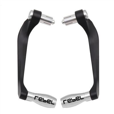 FIGULI Levers Protect for Rebel 300 Rebel 500 Motorcycle Accessories Handlebar Grips Guard Brake Clutch Levers Handle Bar Guard Protector (Color : Silver)