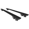 accessorypart Compatible with Hyundai ix35 2 (LM) 2010-2015 Hook Model Car Roof Rack Cross Bar Black Aluminium 2 Bars view 1
