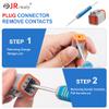JRready DRK-RT1B Deutsch Pin Removal Tool, Pin Socket Contact/Wedgelock Removal Tool, Suitable for Deutsch DT, DTM, DTV, DRB, DRCP and Strike Connectors view 4