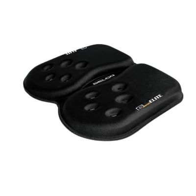 GSeat Elite Orthopedic Gel and Foam Seat Cushion for Coccyx, Back, Tailbone, Prostate, Postnatal, and Sciatica - Black
