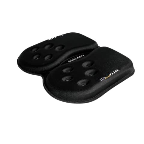 GSeat Elite Orthopedic Gel and Foam Seat Cushion for Coccyx, Back, Tailbone, Prostate, Postnatal, and Sciatica - Black