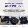GSeat Elite Orthopedic Gel and Foam Seat Cushion for Coccyx, Back, Tailbone, Prostate, Postnatal, and Sciatica - Black view 3
