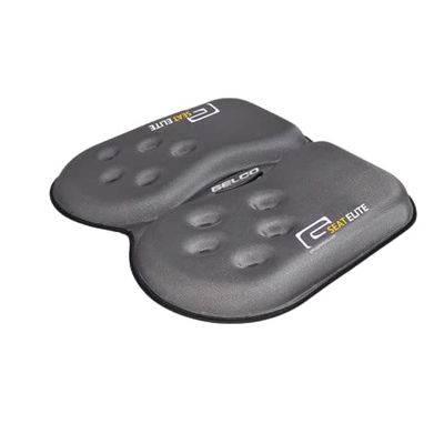 GSeat Elite Orthopedic Gel and Foam Seat Cushion for Coccyx, Back, Tailbone, Prostate, Postnatal, and Sciatica - Gray