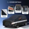 Holthly SUV Car Cover Custom Fit Buick Encore 2012-2022, 100% Waterproof Breathable Outdoor Car Covers, Sun Rain Dust Snow Protection. view 3