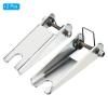 PATIKIL 3 Inch Hook Safety Latch Kit, 2 Pack Metal Towing Receiver Hitch Replacement 77mm for Clevis Hook Trailer, Silver view 3