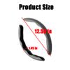 LoyaForba 15 Inch Car Steering Wheel Cover, Segmented, Gray view 2