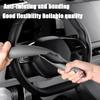 LoyaForba 15 Inch Car Steering Wheel Cover, Segmented, Gray view 3