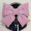 1 Piece Large Fabric Bow for Helmet Fashion Motorcycle Helmet Bow Hair Patches Helmet Decorations Helmet Accessories Red view 4