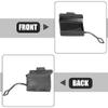 ACROPIX Car Rear Left Bumper Towing Tow Eye Hook Cover Cap Fit for BMW 550i 528i - Pack of 1 Black view 4