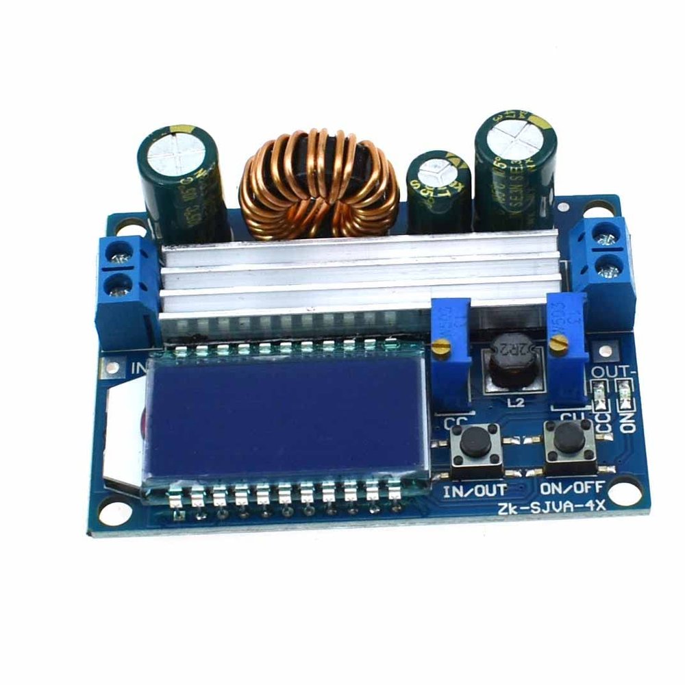 Senzooe ZK-SJVA-4X Voltage Raising Lowering Module LCD Digital Display Adjustable Voltmeter