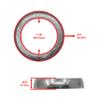 Caltric Muffler Pipe Gasket Compatible with Arctic Cat FIRECAT 700 2003 2004 2005 2006 New view 2