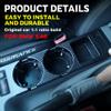 QKLsudua Car Center Console Water Cup Holder Beverage Bottle Holder Compatible with B-MW 3 Series E46 318i 320i 323i 325i 328i 330i 1998-2006-Beige view 4
