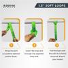 Soft Loop Tie Down Straps - 1.5 x 18 inches- 10,000 lb Load Capacity - Green 6 Pack - Loops for Securing ATV, UTV, Motorcycles, Scooters, Dirt Bikes, Lawn & Garden Equipment by KODIAK STRAPS view 2