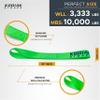 Soft Loop Tie Down Straps - 1.5 x 18 inches- 10,000 lb Load Capacity - Green 6 Pack - Loops for Securing ATV, UTV, Motorcycles, Scooters, Dirt Bikes, Lawn & Garden Equipment by KODIAK STRAPS view 3