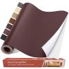 Yikda Self Adhesive Leather Repair Patch Kit, 31.4 in x 16 in Large Vinyl Leather Repair Tape for Furniture, Car Seat, Couch, Sofa, Chair Reddish Brown view 1