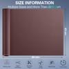 Yikda Self Adhesive Leather Repair Patch Kit, 31.4 in x 16 in Large Vinyl Leather Repair Tape for Furniture, Car Seat, Couch, Sofa, Chair Reddish Brown view 2