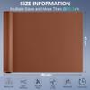 Yikda Self Adhesive Leather Repair Patch Kit, 31.4 in x 16 in Large Vinyl Leather Repair Tape for Furniture, Car Seat, Couch, Sofa, Chair Smooth Brown view 3