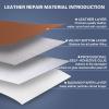 Yikda Self Adhesive Leather Repair Patch Kit, 31.4 in x 16 in Large Vinyl Leather Repair Tape for Furniture, Car Seat, Couch, Sofa, Chair Smooth Brown view 4