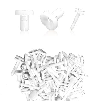 40Pcs Door Panel Retainer Clips, 15960325 Replace LH LHS Nylon Clip Plastic Retainers Fasteners Push Type Push Pin Screws Compatible with Chevy Suburban Tahoe C1500 C2500 C3500 K1500 K2500 K3500