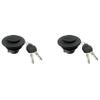 Pteanecay 2X Motorcycle Fuel Tank Cap Fuel Tank Cap Lock for JOG-3YK JOG50 JOG90 XH90 QJ50QT-5, Black, 750070572 view 1