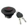 Pteanecay 2X Motorcycle Fuel Tank Cap Fuel Tank Cap Lock for JOG-3YK JOG50 JOG90 XH90 QJ50QT-5, Black, 750070572 view 3