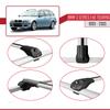 accessorypart Compatible with BMW 3 Series (E46) Touring 1999-2005 ACE-1 Model Car Roof Rack Cross Bar Gray Aluminium 2 Bars view 4