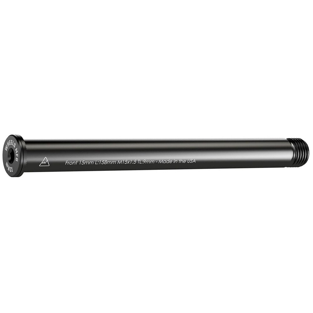 Wheels Mfg Thru-Axle Front 15mm 1.5x158mm - Blk