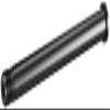 Wheels Mfg Thru-Axle Front 15mm 1.5x158mm - Blk view 2