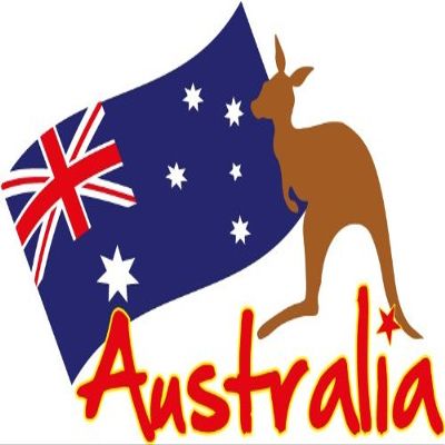 Australia Kangaroo Sticker | Car Bumper, Laptop, Water Bottle, Wall, Window Waterproof Vinyl Sticker Decal | Longer Side 6'' |