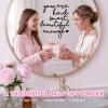 2X Affirmation Mirror Sticker for Girls Teens, You are Kind Smart Beautiful Enough Decal, Positive Self Love Bathroom Vanity Bedroom Mirror Decor for Daughter Student Friend view 4